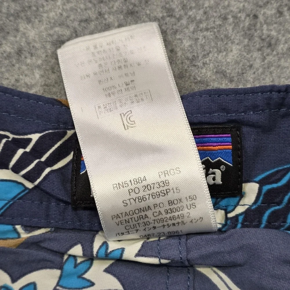 Patagonia Swim Trunks Mens‎ 32 Multicolor Tropical Fish Hawaiian Board Shorts
